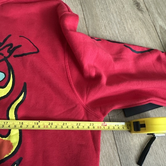 Ed Hardy Men's Graphic Long Sleeve Hoodie Red Skull Cobra Dragon Tattoo XL NEW - Picture 8 of 9